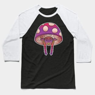 Mushroom Girl Baseball T-Shirt